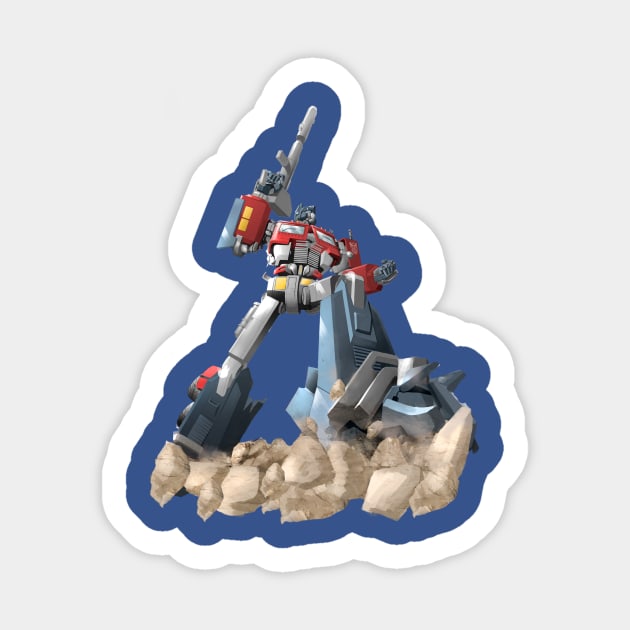 Optimus Prime Sticker by Sebasp